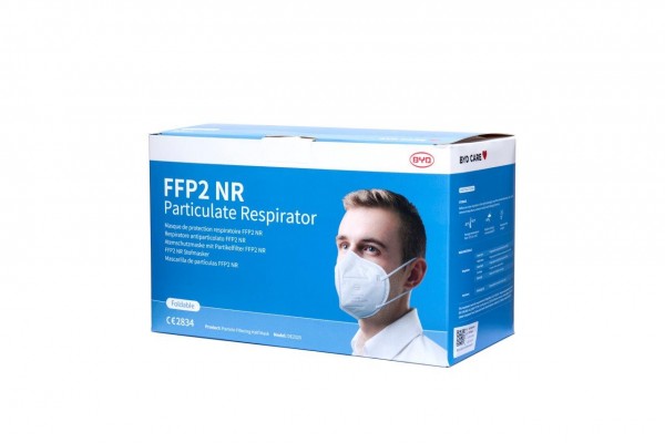 BYD Schutzmaske Gesichtsmaske FFP2 Verpackungseinheit 2 Stck.
