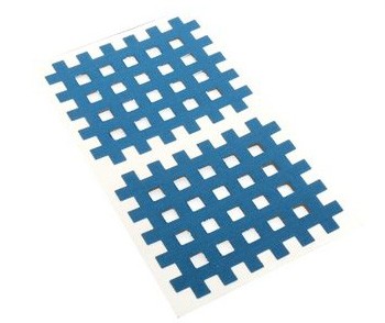 Gatapex Akupunkturpflaster blau (2 Gittertapes, 4,4 cm x 5,2 cm)